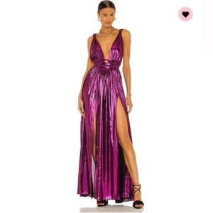 Bronx and Banco Goddess Fuchsia Dress